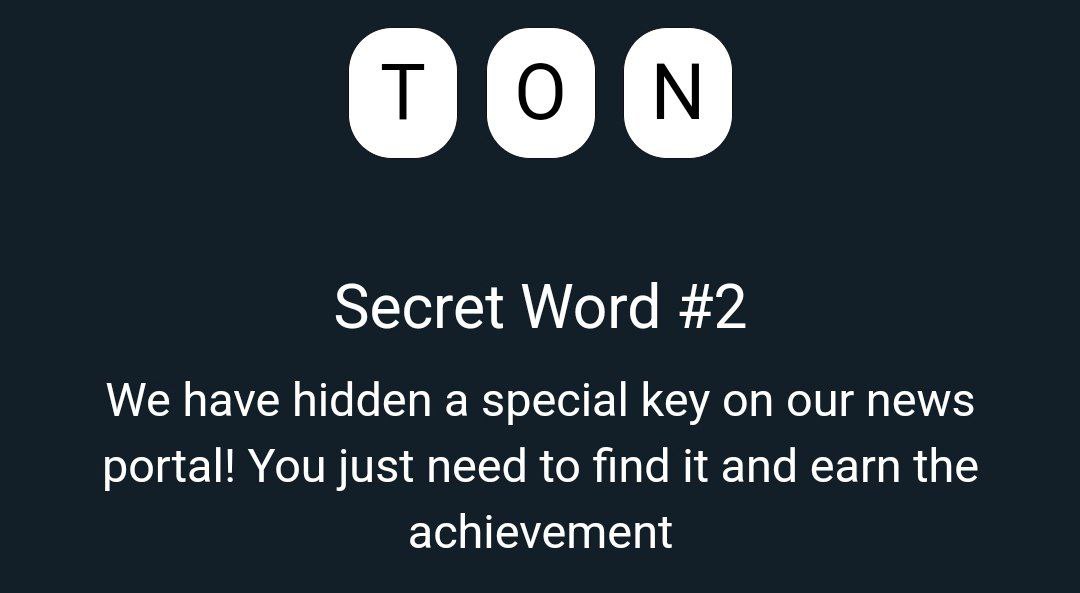 Major Achievement Secret Word: 15.11.2024