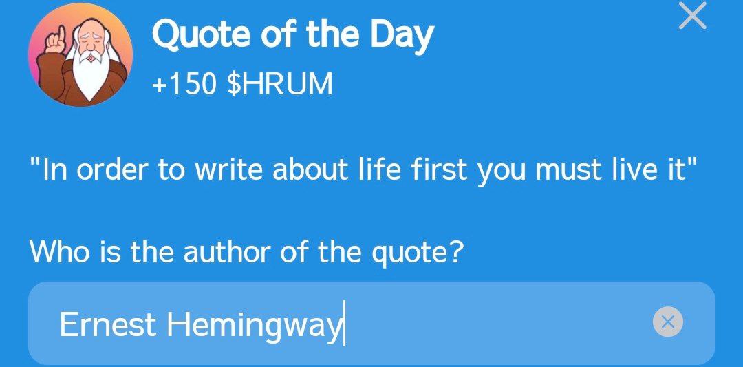 Hrum Quote of the Day : 15.11.2024