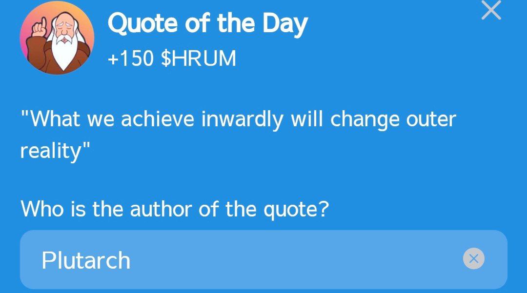 HRUM Quote of the Day : 16.11.2024